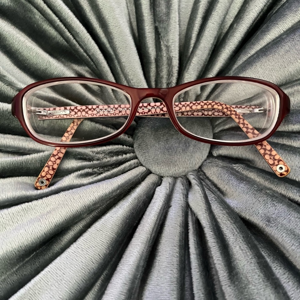 Coach ‘ELANA’ Burgundy Cherry With Fabulous Pink